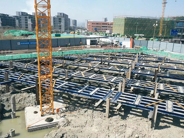 預(yù)應(yīng)力型鋼組合支撐-浙江交控城市發(fā)展有限公司舞陽街道 2021-003-1、003-2 號(hào)地塊施工(一標(biāo)段)